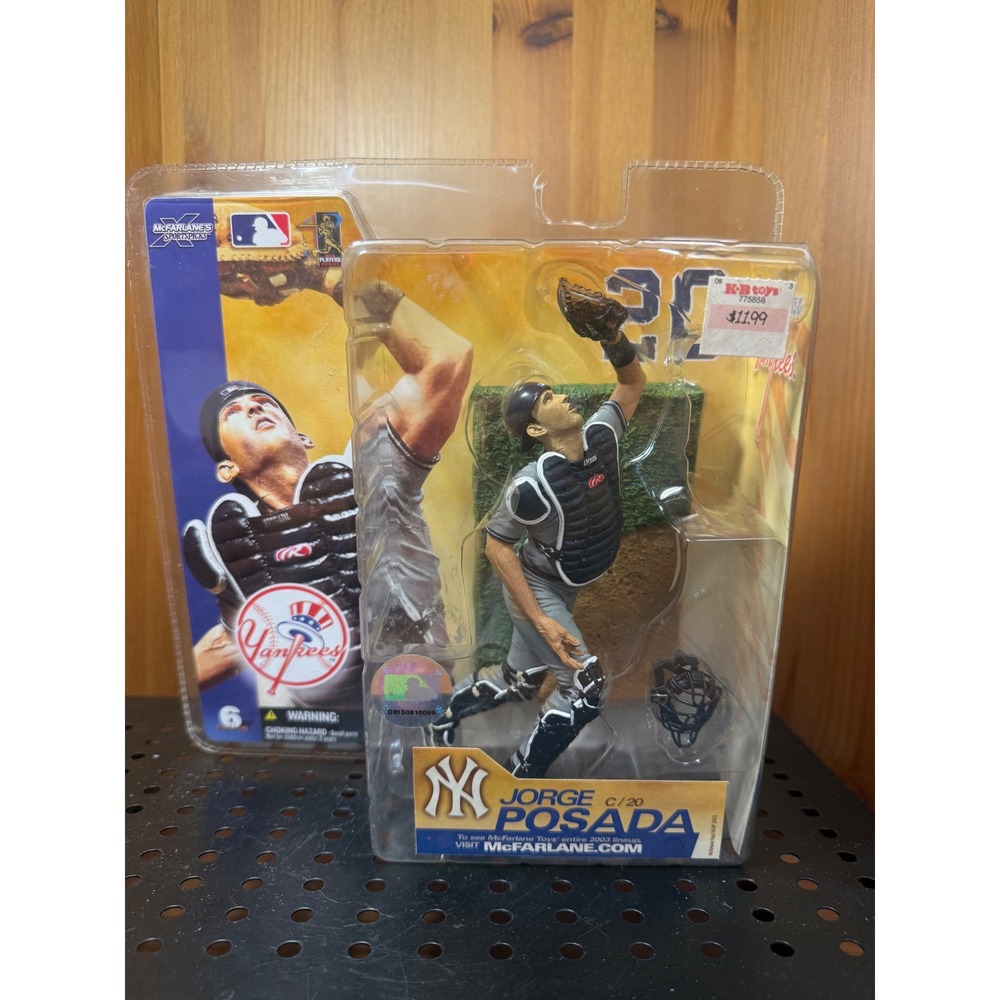 McFarlane Toys MLB Series 6 Jorge Posada New York Yankees Action Figure 2003